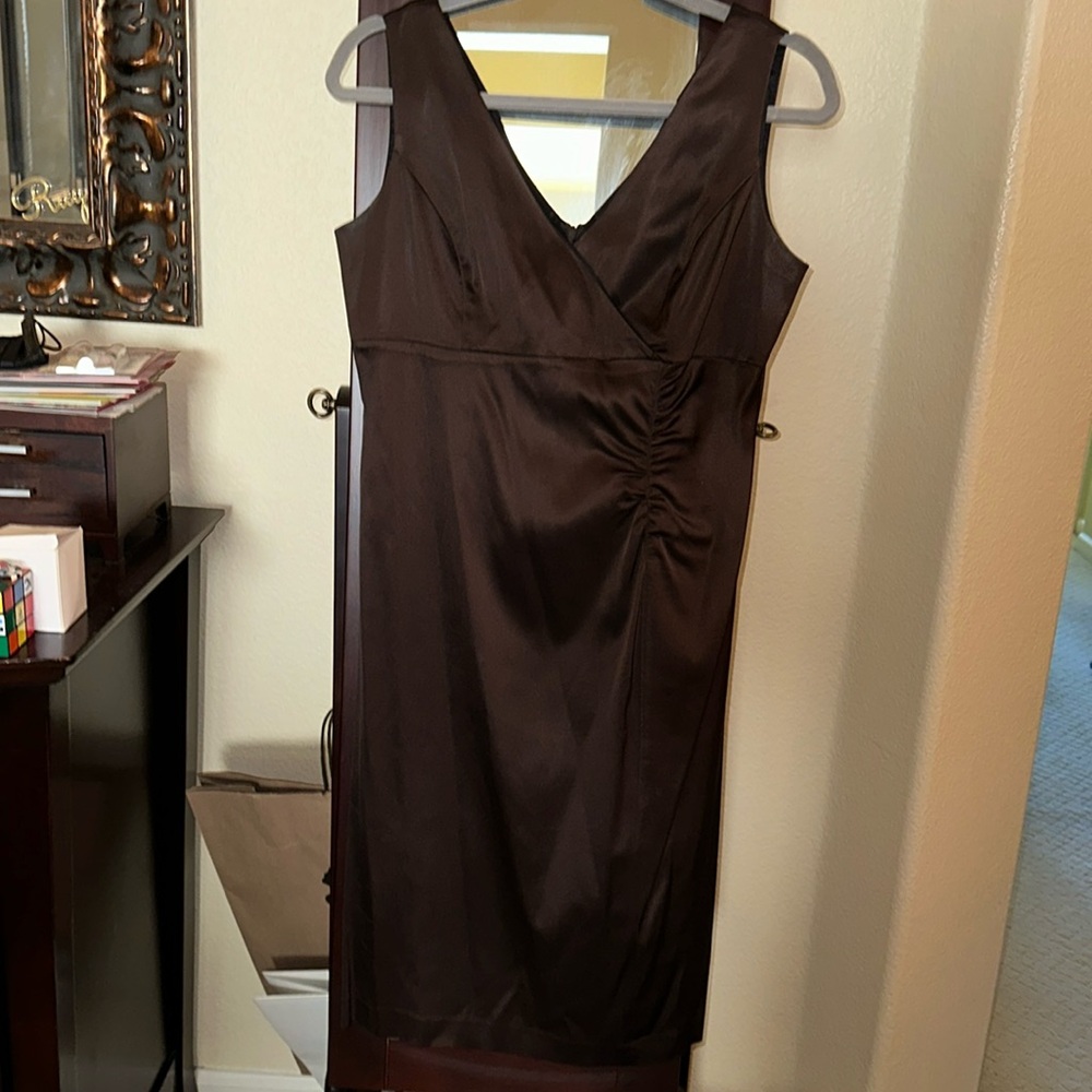 Sleek Donna Ricco Silk Dress